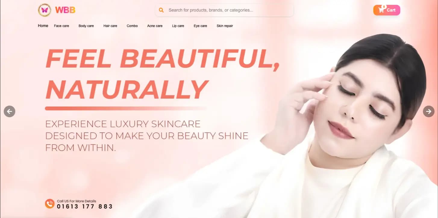 WBBGlow.com – Affordable Beauty Platform in Bangladesh